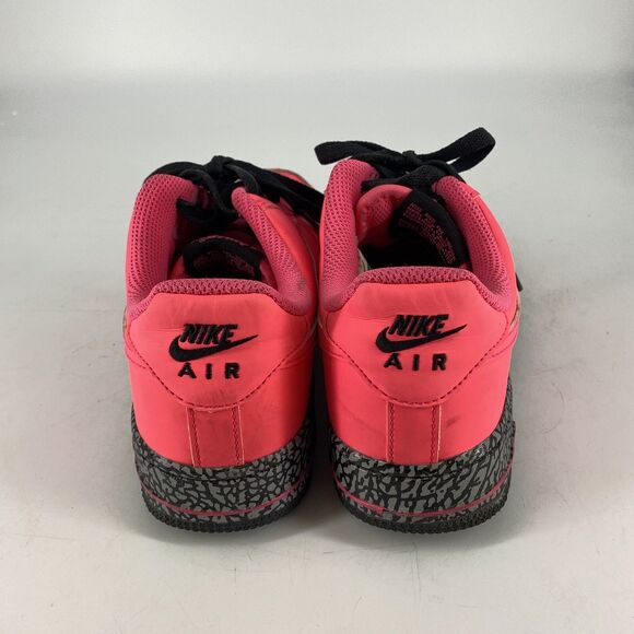 Nike Air Force 1 GS AF1 Low Hyper Pink 596728-608 Size 5Y Shoes - Picture 2 of 6